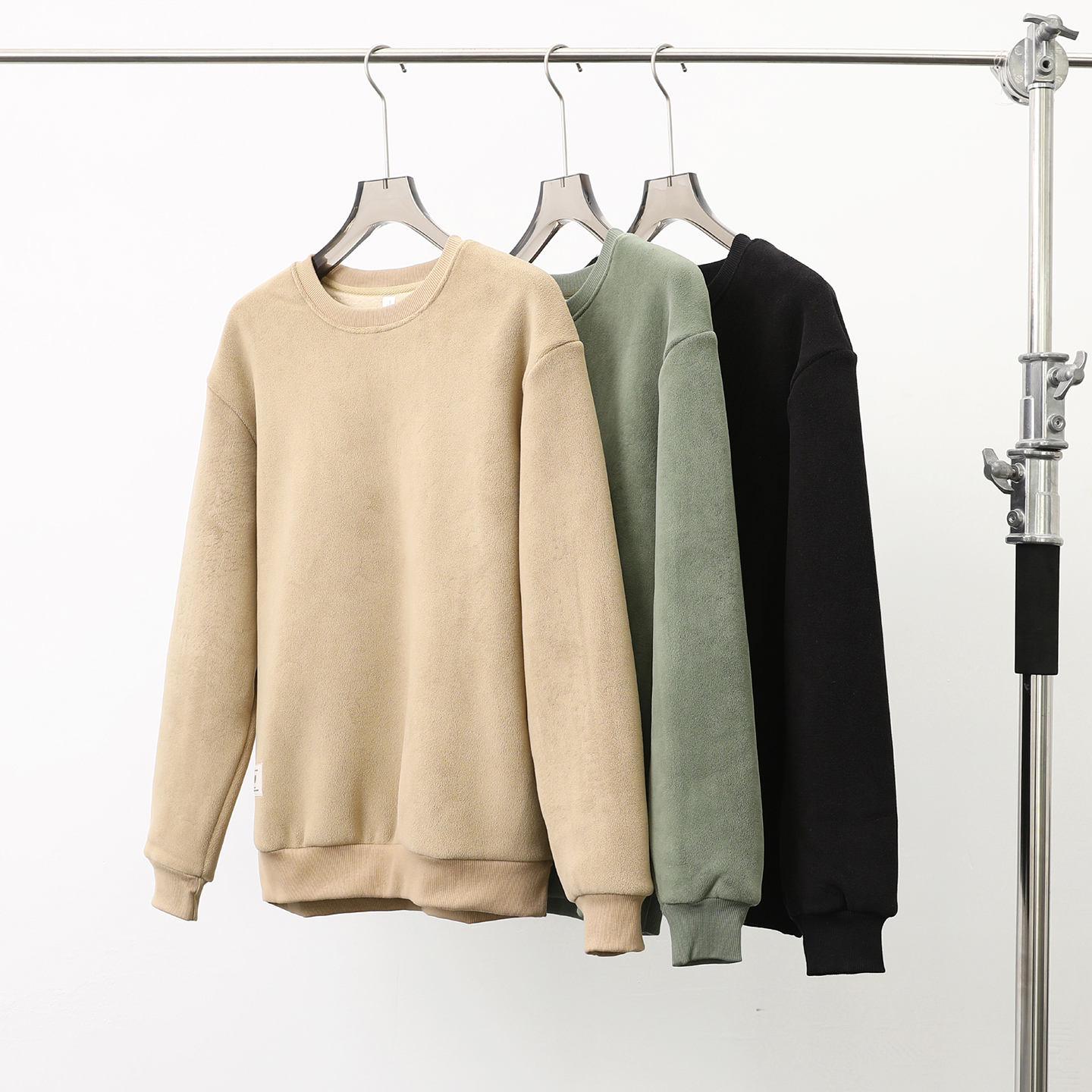 冬季600G重磅保暖套头圆领摇粒绒