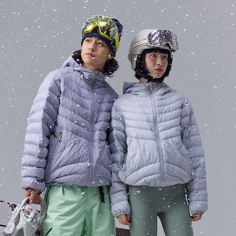 户外露营防泼水羽绒服男女款