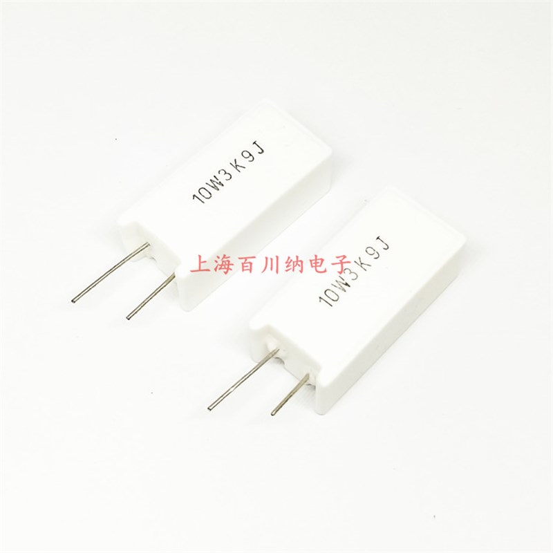 RX27-5立式水泥电阻 10W 47tR 51R 56R 68R 75R 82R 100RJ 5% 陶