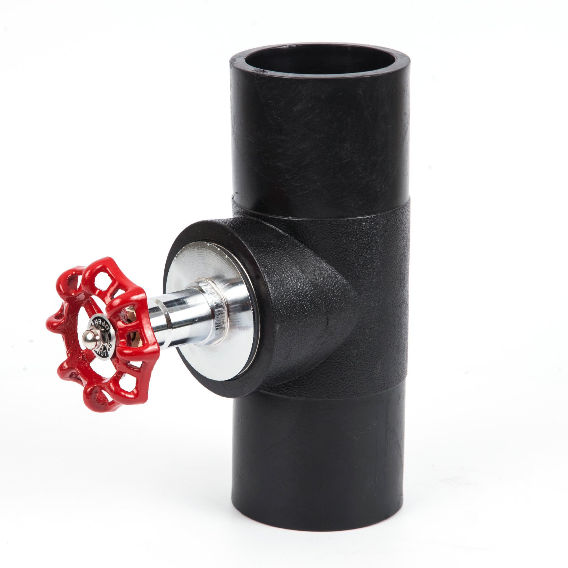 PE对接截止阀 全新料对接截止阀  升降75 90 110PE水管管件配件