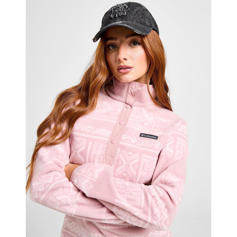 Columbia哥伦比亚女士抓绒衣保暖透气舒适户外上衣半拉链立领