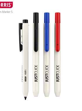 韩国MORRIS模丽思MRN-102按动式油性防水记号笔0.7mm工业标记笔自动化模具夹具打点笔