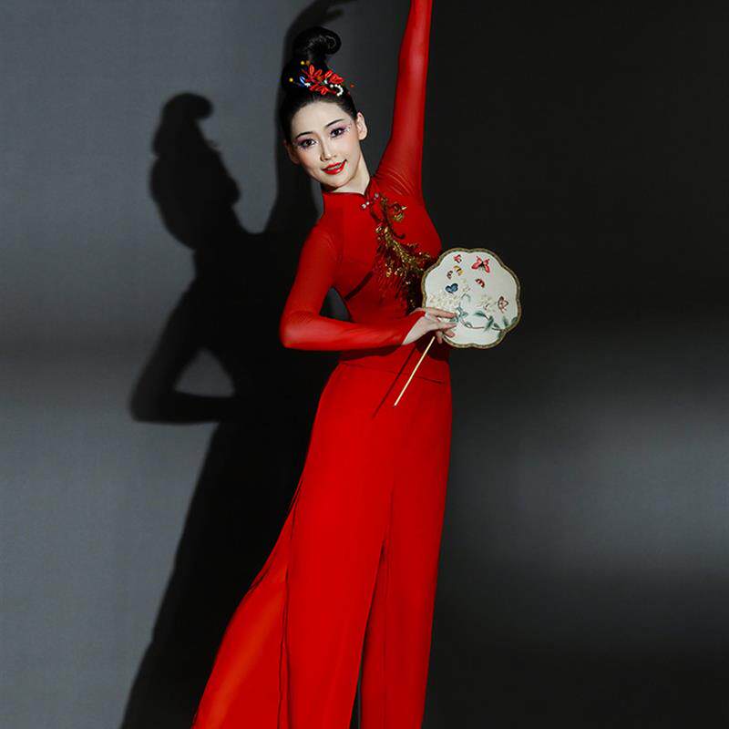 秧歌服女2025新款腰鼓喜庆舞蹈服跳舞广场舞东北秧歌舞演出服装