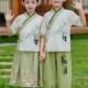 合唱国风唐装 国学小学中式 儿童汉服演出服幼儿园服古装 中秋节服装