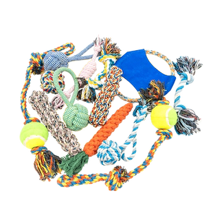 狗狗玩具耐咬磨牙绳结球小狗咬绳子拉布拉多金毛边牧幼犬互动拔河