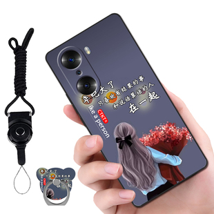 华为honor荣耀60手机壳男女新款 全包防 honor60网红简约荣耀605g版