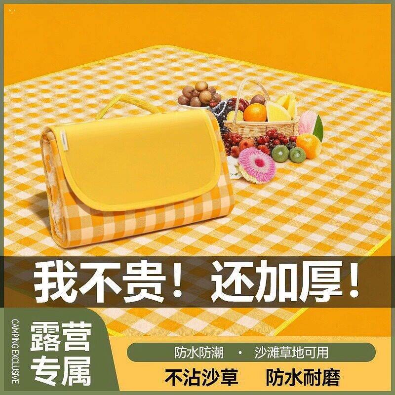 野餐垫防潮垫加厚户外帐篷露营地垫便携春游野炊野外草坪防水垫子