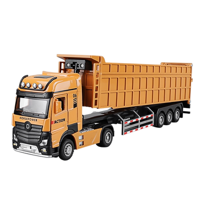 大号合金声光自卸车儿童玩具车