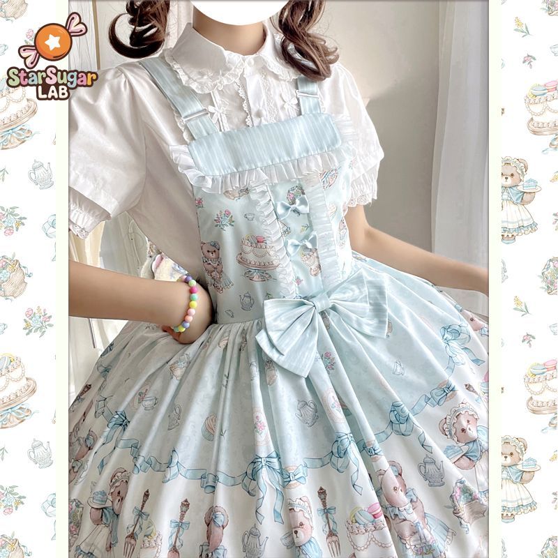 甜品熊全款lolita吊带裙甜美可爱