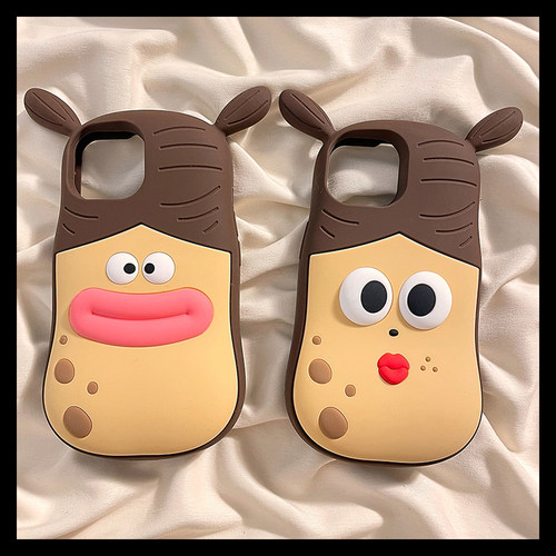 苹果iphone硅胶搞怪女款