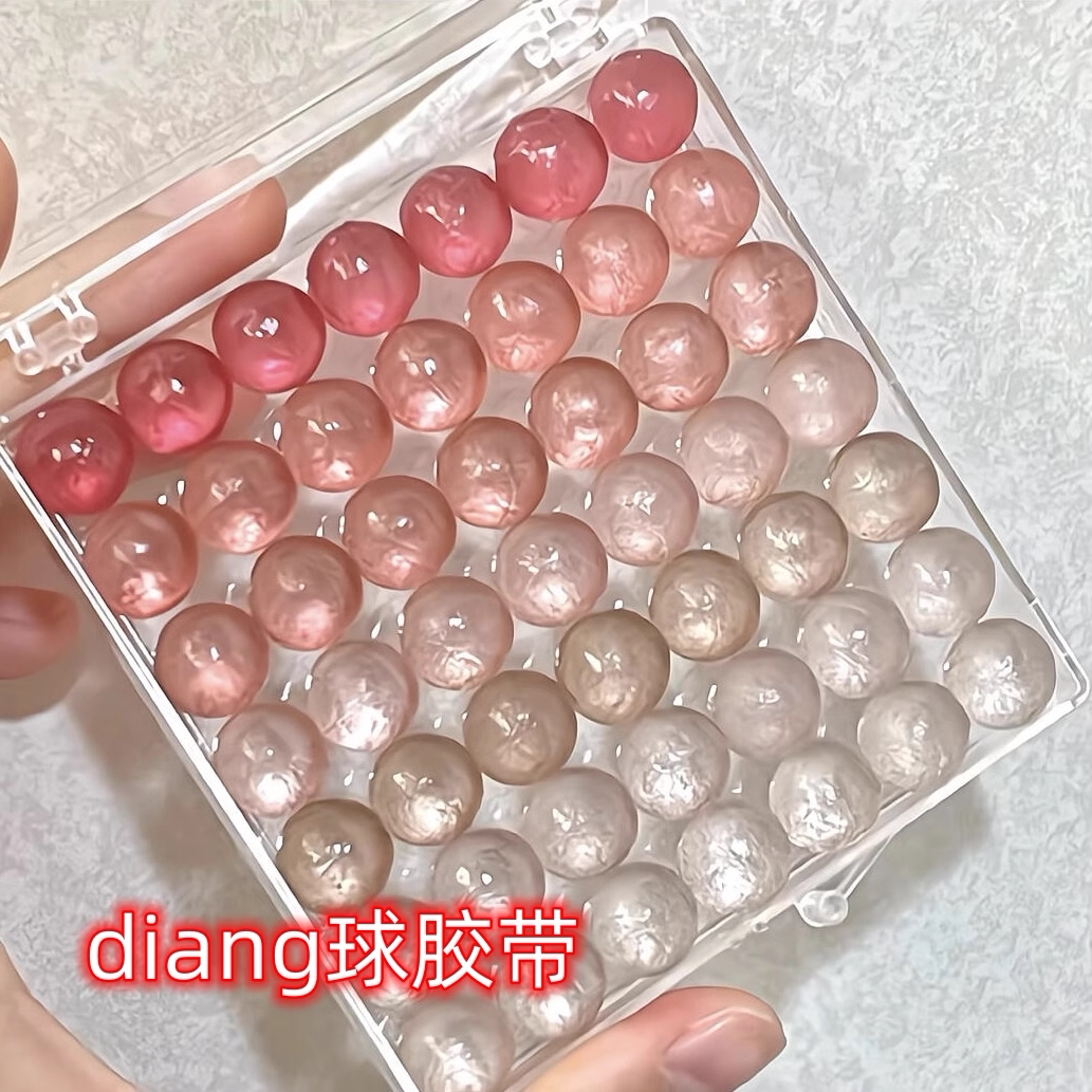 水晶沾沾球卷卷胶diang球胶带透球透明冰透水球解压手工diy材料包