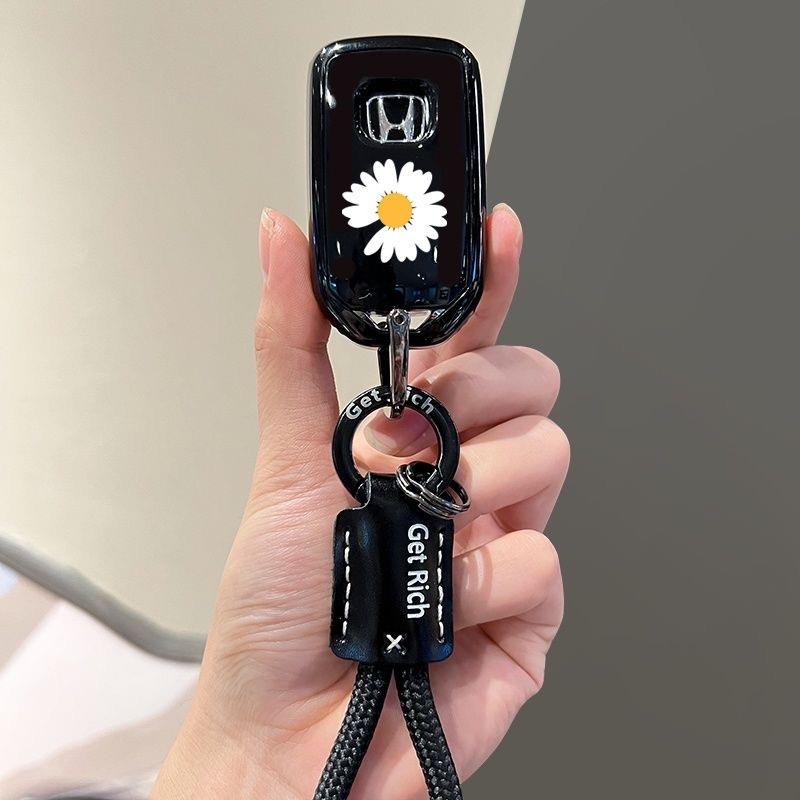 适用本田crv钥匙套雅阁思域皓影xrv型格飞度艾力绅英诗派urv汽车