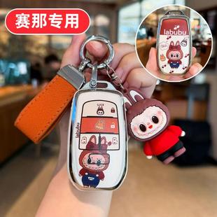 适用26款丰田塞纳钥匙套赛那2026款高级感2025汽车男士女士高档壳