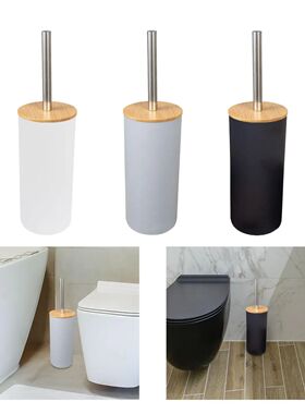 Toilet Brush and Holder Anti Drip Toilet Scrubber Rim Cleane