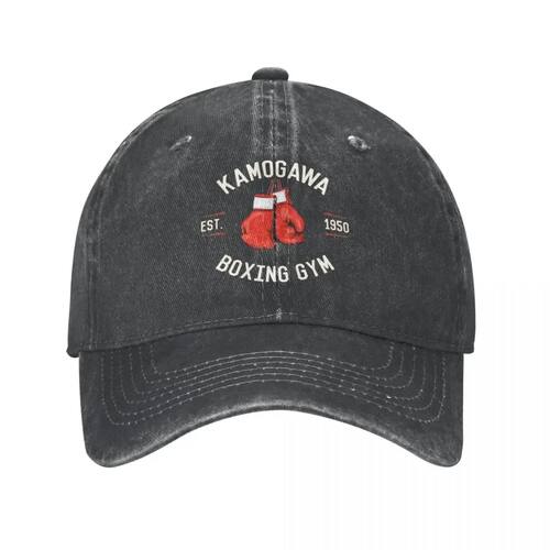 Vintage Hajime No Ippo KBG Design Baseball Caps for Men Disr
