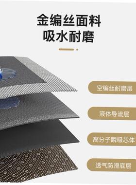 Kitchen floor mat, oil proof, waterproof, washable long carp