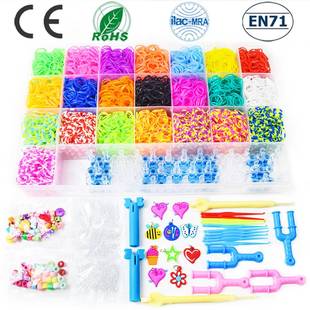 Loom Bands Rainbow Rubber Band Woven DIY Rubber Band Brle