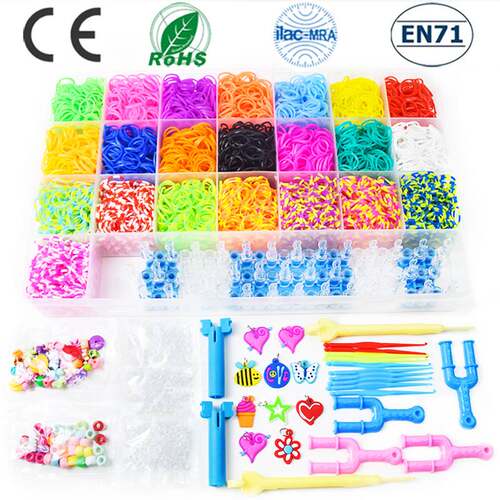 Loom Bands Rainbow Rubber Band Woven DIY Rubber Band Brle