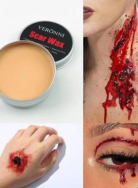 Makeup Kit with Fake Blood Gel Wound Cosmetic with Double-En