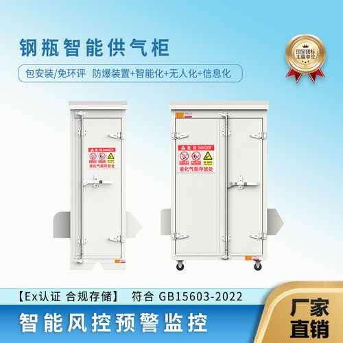 智能防爆气瓶柜实验室酒店用气瓶存放丙烷乙炔氧气氮气氢气储存柜