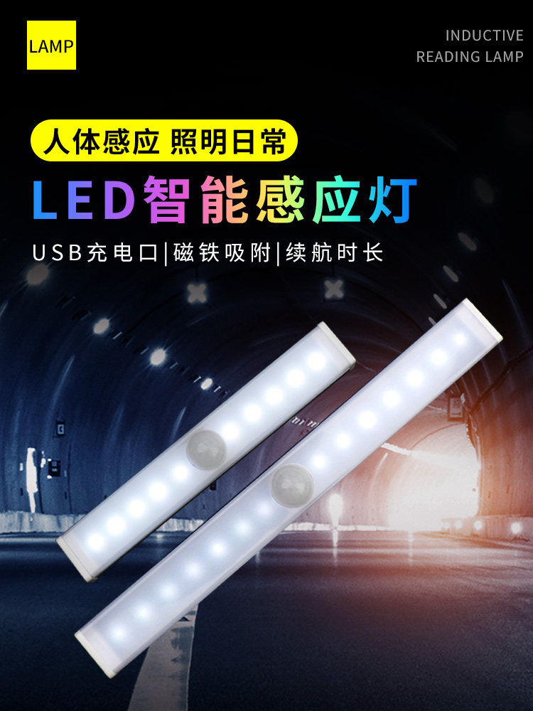 十一后备箱自动感应无线照明灯