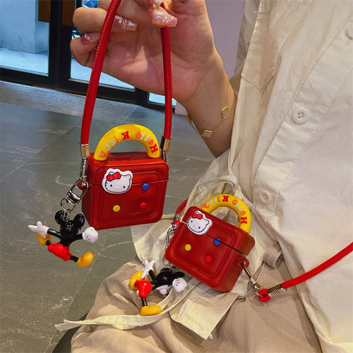 可斜跨手提耳机保护壳