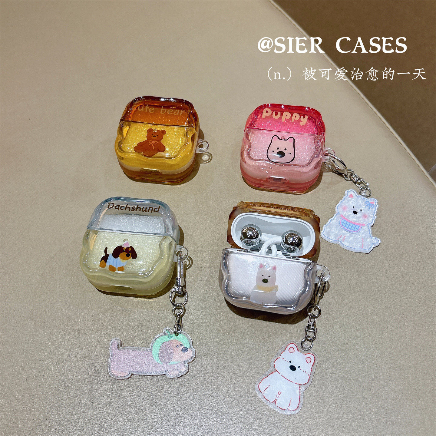 果冻色波浪边freeclip2蓝牙耳机保护壳适用于华为freebuds7i粉色西高地清透freeclip腊肠狗浅色软壳防摔Pro3,3C数码配件,耳机保护套,淘宝优惠券,粉丝福利购,淘宝优惠卷