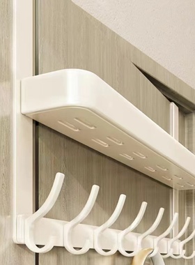 门后挂钩挂衣架免打孔置物架加厚门卧室衣服柜门高门上浴室挂衣钩