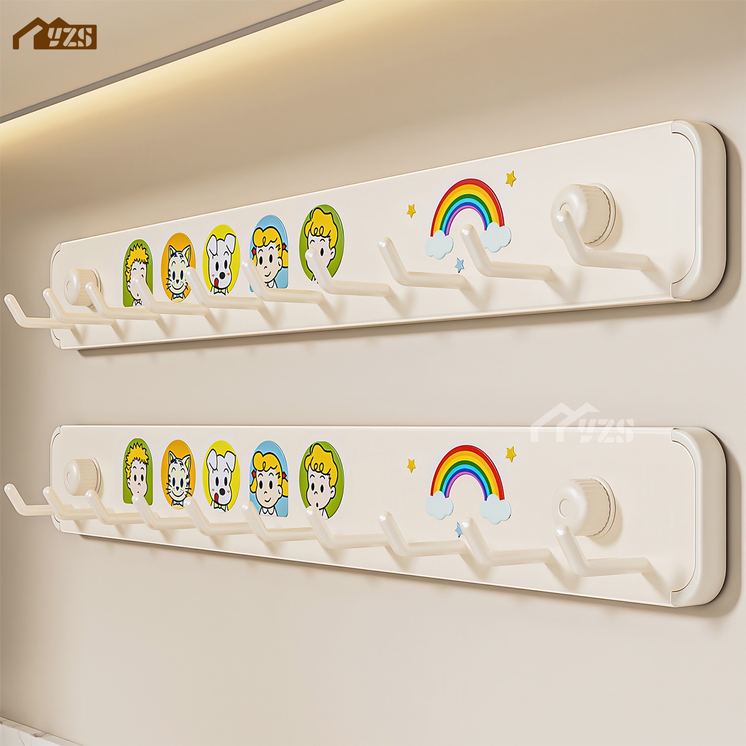 不锈钢排钩厨房置物架免打孔挂钩壁挂锅铲多功能收纳铲子勺子挂架