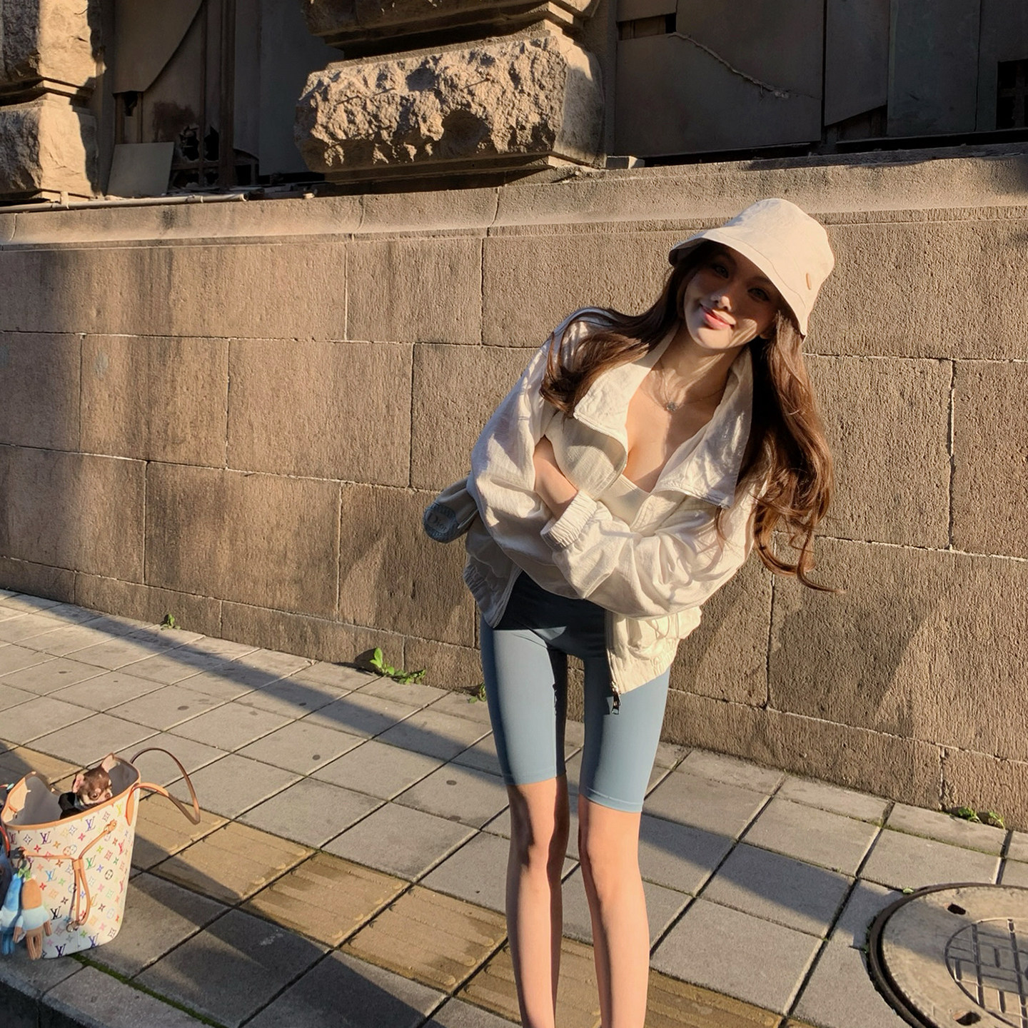 PickRui睿哥 盛夏手信 口袋苎麻防晒外套女夏季新款轻薄上衣休闲