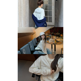 PickRui 睿哥 极简 Sotheby's白卫衣女秋季2025新款长袖上衣外套