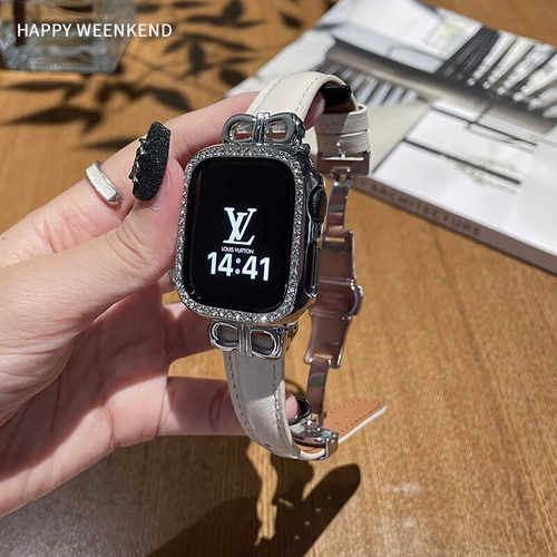法银高级感手表带适用applewatch
