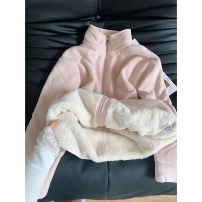 免费试穿】摇粒绒外套女秋冬加绒