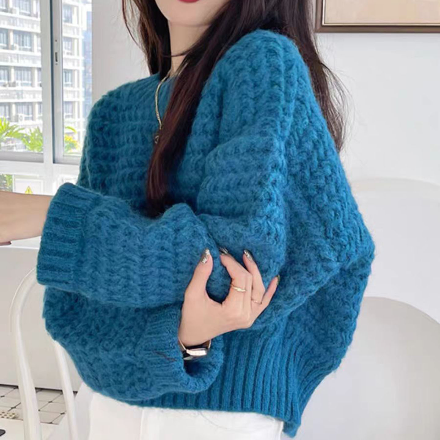 2025年新款奶系温柔穿搭短款上衣