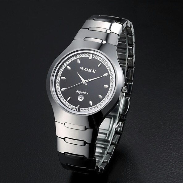 正品 握刻手表woke 韩版时尚 钨钢石英表 情侣腕表815  防水