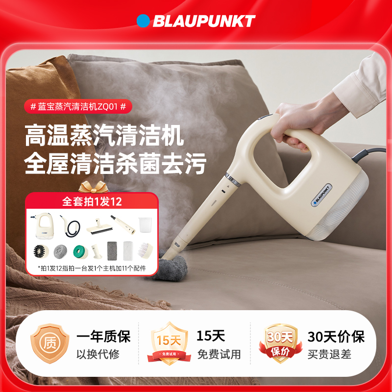 德国蓝宝高温高压家用蒸汽清洁机