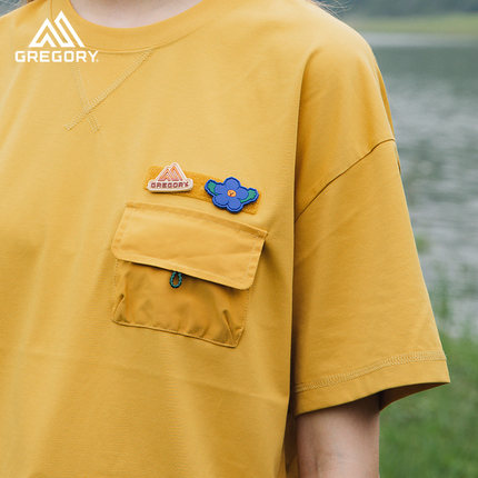 GREGORY x TYAKASHA联名 格里高利款潮流百搭T恤情侣衫短袖上衣