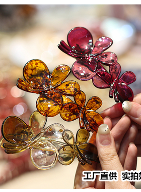 【10元任选4件清仓】AS饰品发饰韩版头饰品蝴蝶结马尾夹发抓抓夹