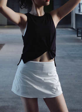 同款推荐Pace Rival运动网球裙女夏lu瑜伽短裙防走光带内衬百褶裙