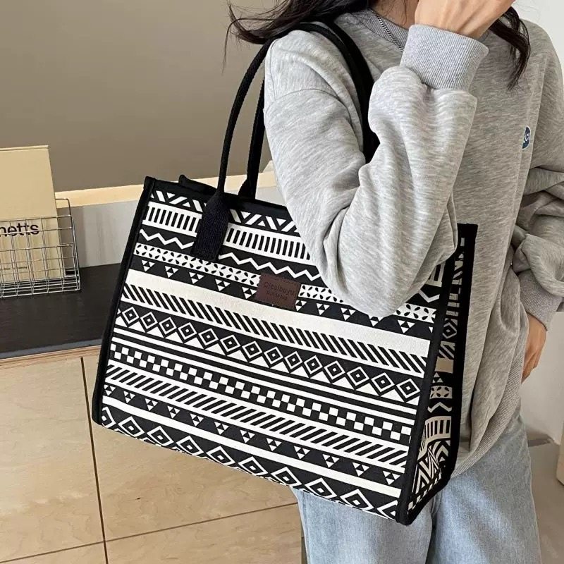 托特包大容量2025新款包包女单肩帆布手提购物袋外出时尚旅行通勤,箱包皮具/热销女包/男包,托特包,淘宝优惠券,粉丝福利购,淘宝优惠卷