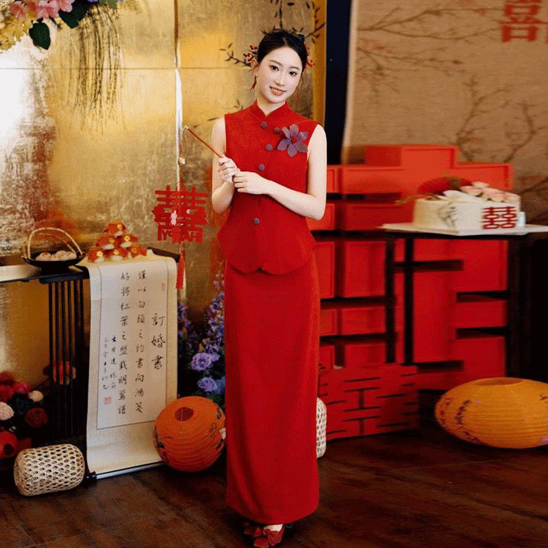 新中式敬酒回门服结婚当
