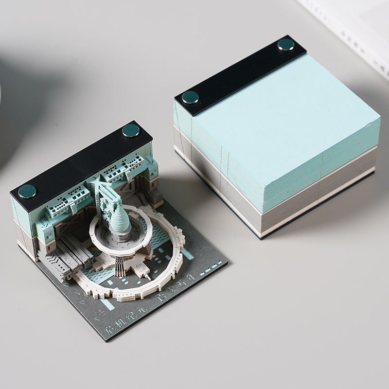 厂家直供3D立体便签创意日历手撕便利贴纸雕科幻生日礼物可撕式