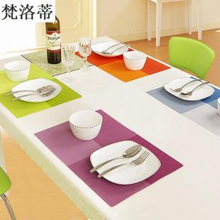防水防盘油小式 欧餐垫垫美式 学生餐具垫北欧PVC儿童隔热西餐桌布