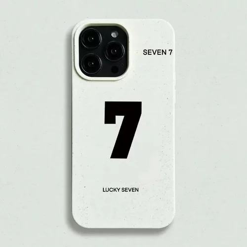 幸运数字7适用iphone16pro个性15promax手机壳13苹果14plus时尚12