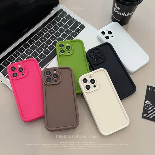 阶梯头苹果13手机壳iphone15硅胶11适用14promax全包12纯色16