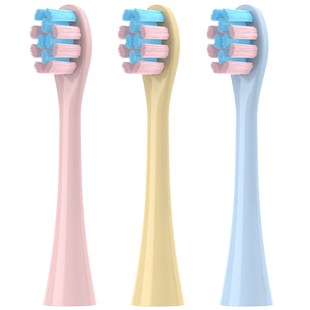 萌瑟适配combo儿童电动牙刷头小章鱼C02小火箭彩绘款小鹿替换软毛