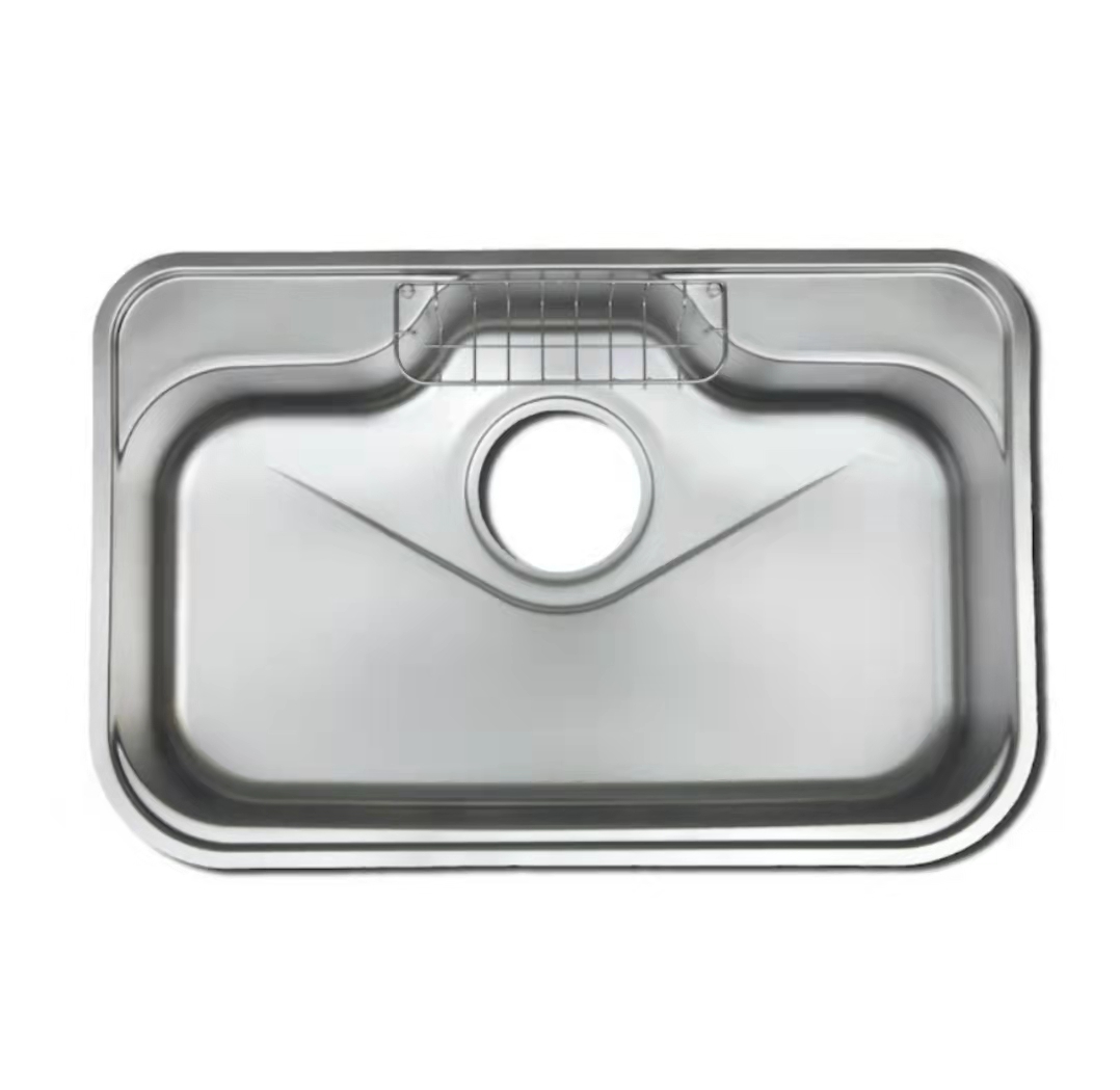 Panasonic/松下N750进口水槽厨房台下台上盆大单槽不锈钢压花