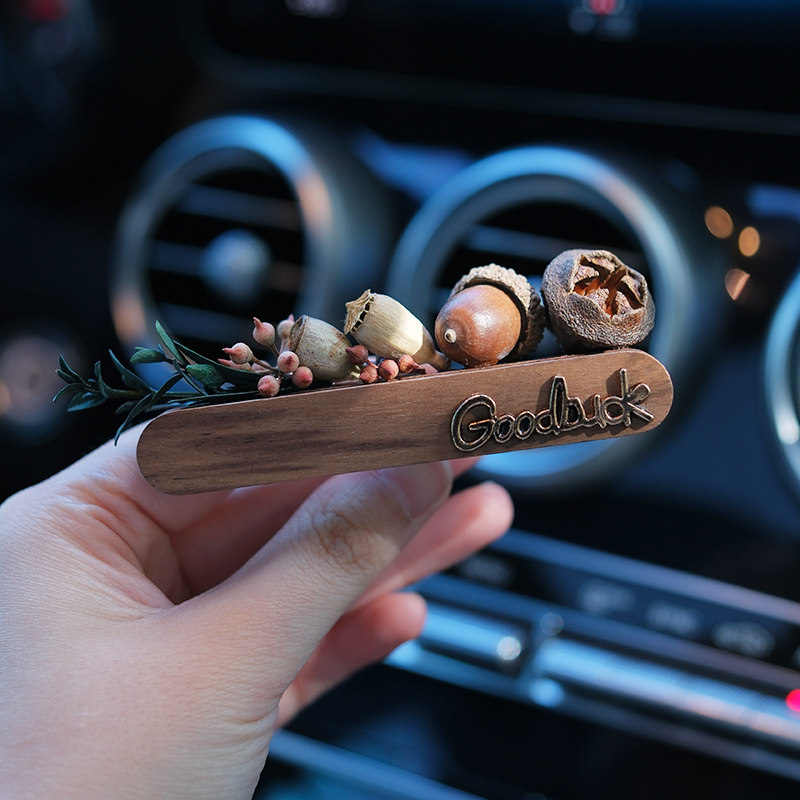 干花干果车载出风口扩香器汽车内饰品车用香水香氛高级持久淡香女 - 毛哥车品旗舰店出品