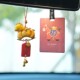 2026马年吉祥物平安汽车挂件马上有钱车内后视镜车挂宋锦小马礼物