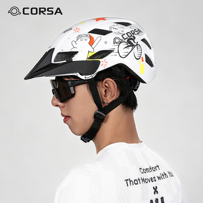 CORSA一体成型青少年骑行头盔